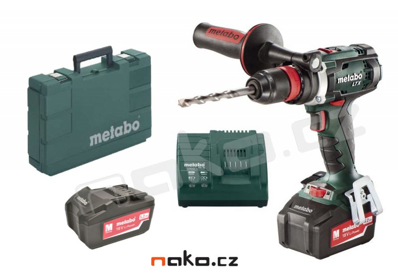 Metabo BS 18 LTX Quick aku vrtačka 18V/2x5