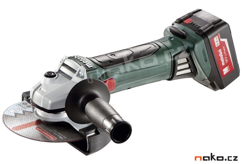 Metabo W 18 LTX 150 aku úhlová bruska 18V/5.2Ah 60040465