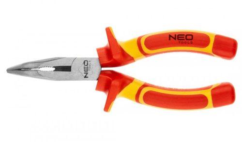 NEO TOOLS 01-227 kleště půlkulaté zahnuté 160mm 1000V VDE