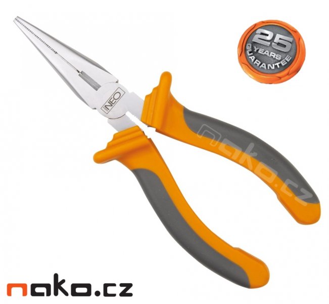 NEO TOOLS kleště dlouhé zúžené 160mm 01-013