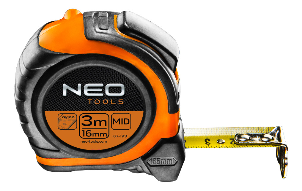 NEO TOOLS svinovací metr 3m oboustranný 67-193