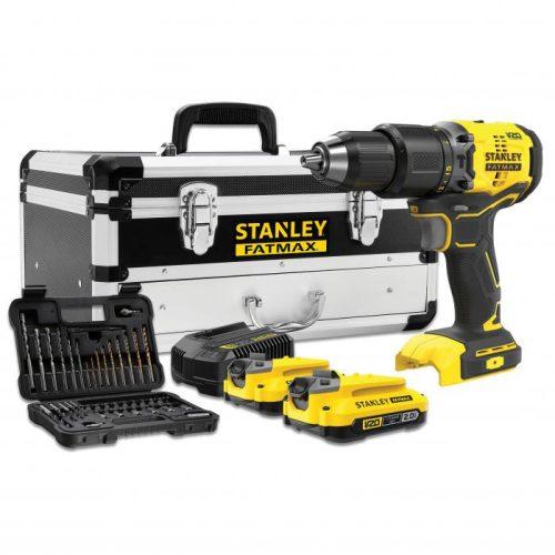 STANLEY FATMAX SFMCD715D2F-QW příklepová aku vrtačka 2x2Ah 18V LiIon V20