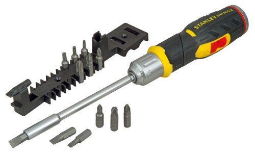 STANLEY FMHT0-62691 ráčnový šroubovák s pistolovou rukojetí s 12 bity FatMax