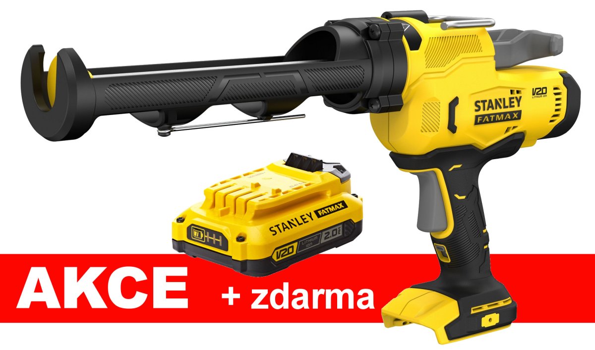 STANLEY SFMCE600B-XJ aku vytlačovací pistole 18V LiIon V20