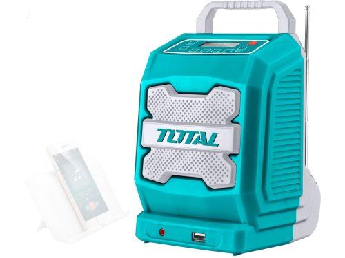 TOTAL TJRLI2001 dílenské aku rádio Bluetooth 20V LiIon industrial