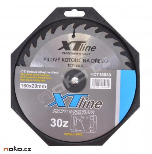 XTline pilový kotouč 160x2.6x20 30Z (TCT16030)