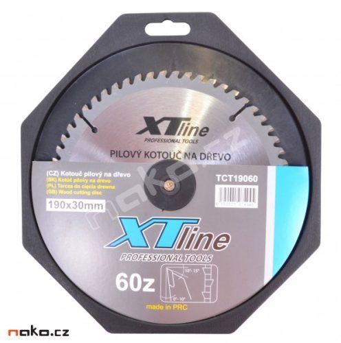 XTline pilový kotouč 190x2.8x30 60Z (TCT19060)