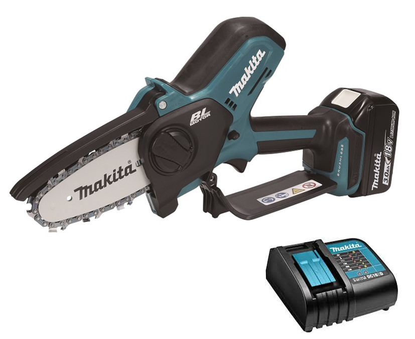 MAKITA DUC101SF01 jednoruční aku prořezávací řetězová pila 100mm LiIon 18V LXT 1x3Ah