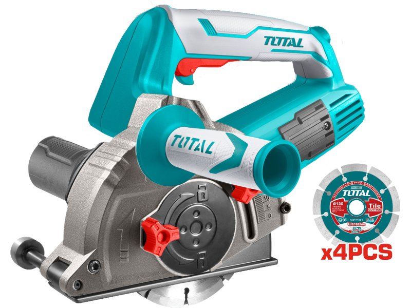 TOTAL TWLC1256 frézka drážkovací na zdivo 1500W 125mm industrial