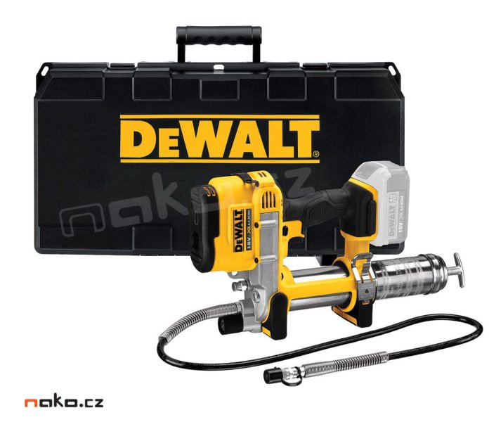 DeWALT DCGG571NK aku mazací lis XR LiIon 18V bez aku a nabíječky