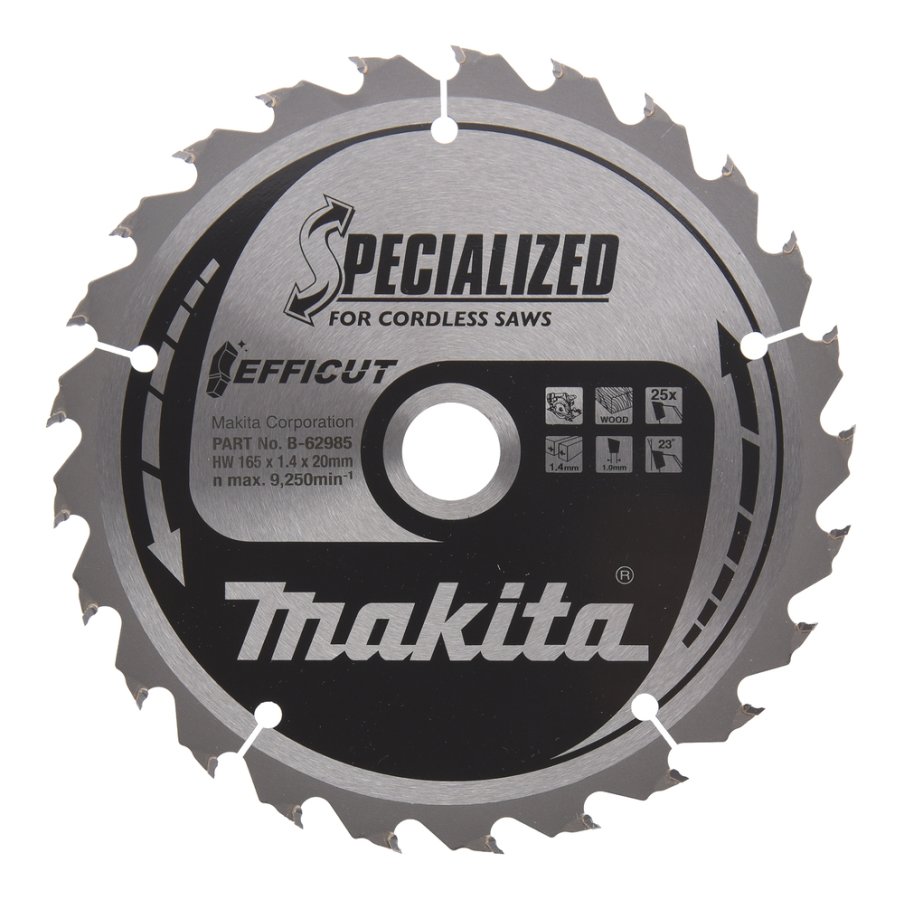 MAKITA B-62985 Efficut kotouč pilový 165x20x1