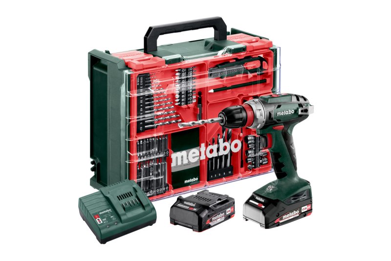 METABO BS 18 Quick Set aku vrtačka 2x2