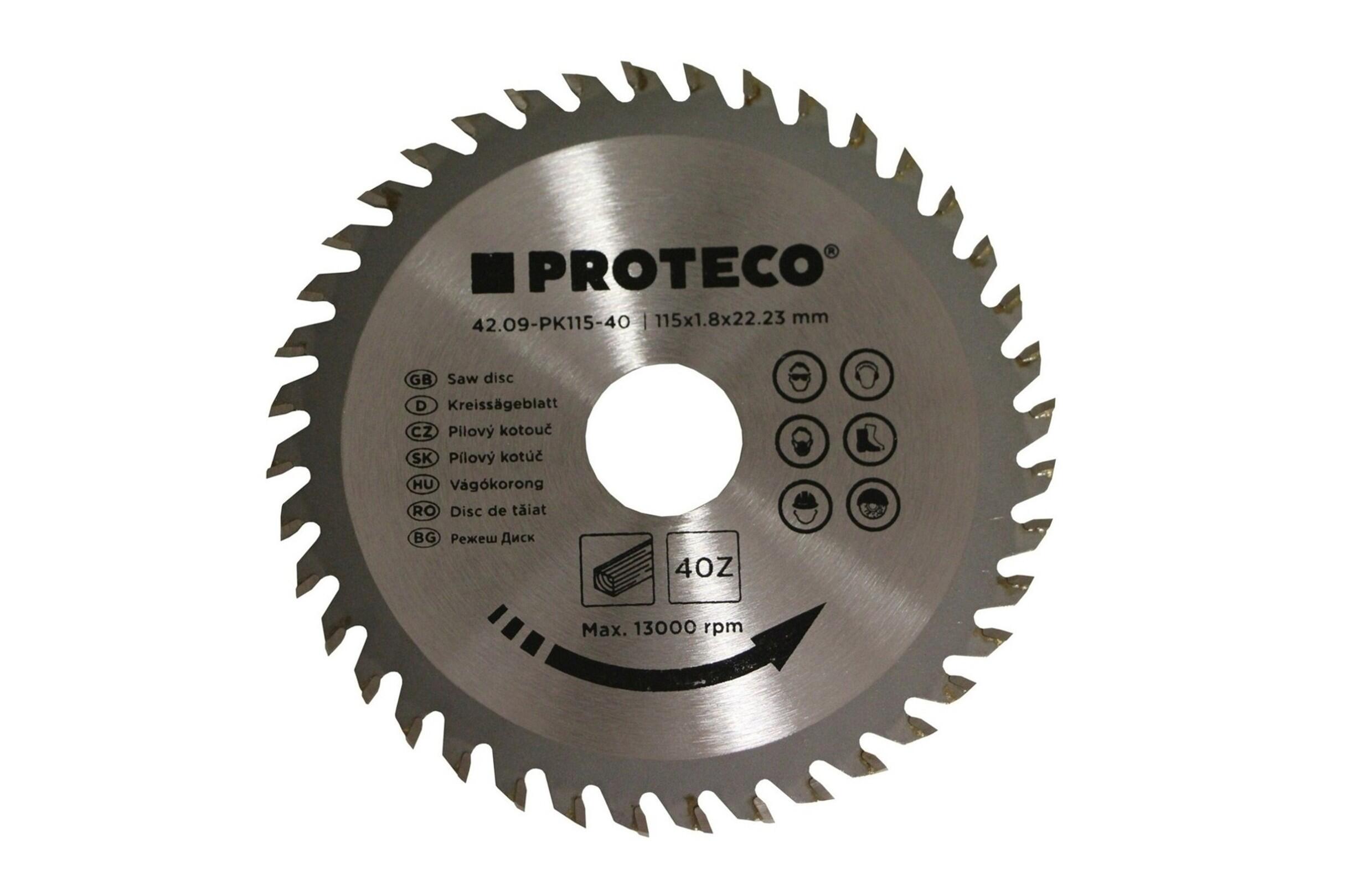 PROTECO 42.09-PK115-40 kotouč pilový SK 115x1.8x22.2 40z PROTECO