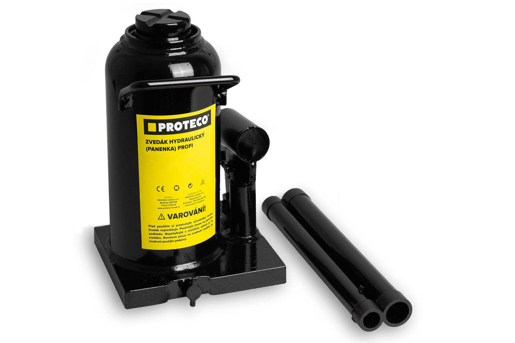 PROTECO 42.09-ZHP-10 hydraulický zvedák PROFI (panenka) nosnost 10t PROTECO