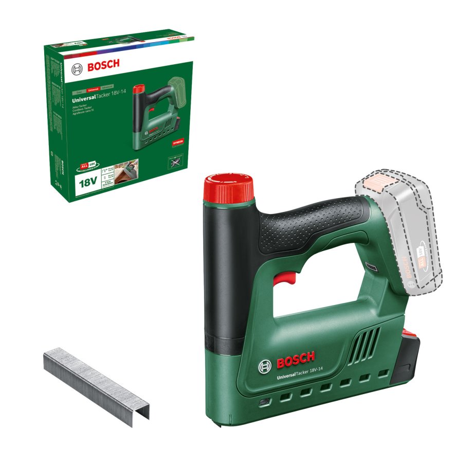 BOSCH UniversalTacker 18V-14 aku sponkovačka 18V LiIon POWER FOR ALL 06032A7000 bez aku