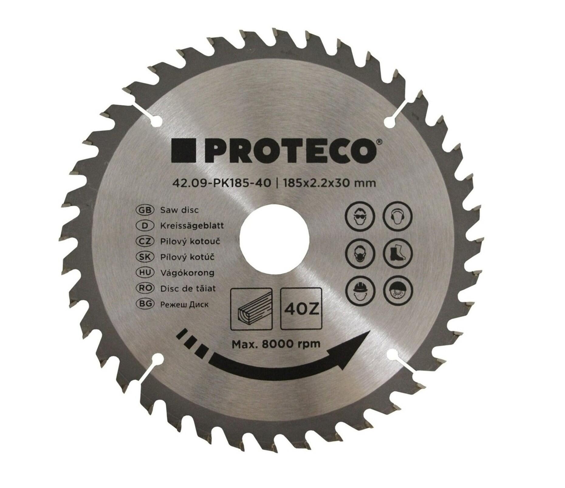 PROTECO 09-PK185-40 kotouč pilový SK 185x2