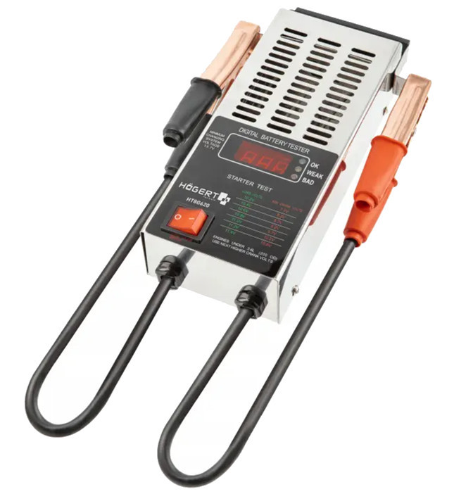 HOGERT HT8G620 digitální tester 12V autobaterií a alternatoru a startéru