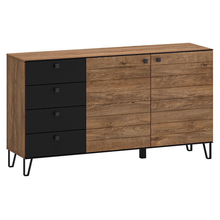 Komoda Weil e 2d4s burgund oak Baumax