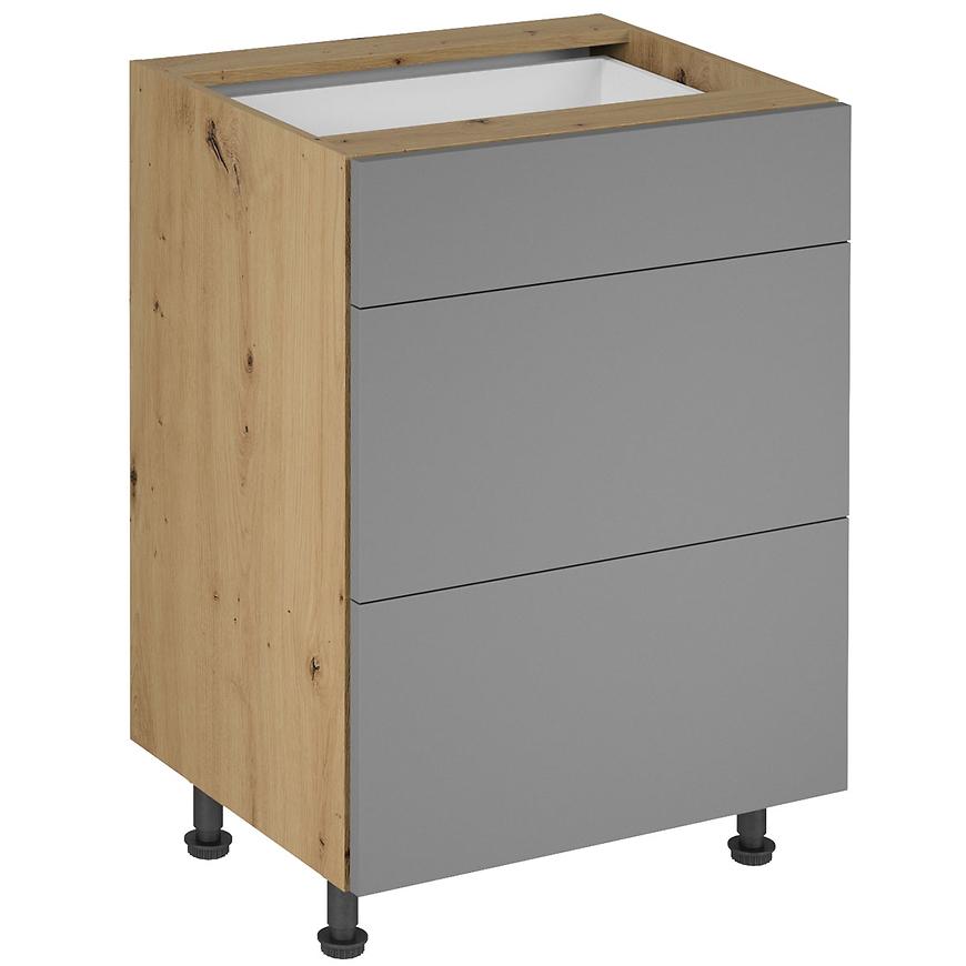 Kuchyňská skříňka Langen D60S3 push beige Baumax