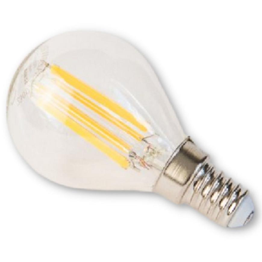 LED žárovka miniglobe filament retro 6W E14 2700K 806LM TESLA LIGHTING