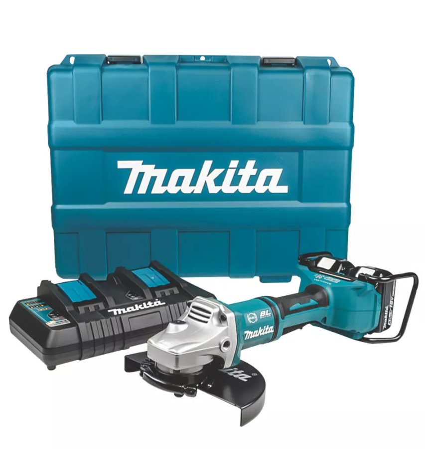 MAKITA DGA900PT2 aku úhlová bruska 230mm LXT 2x18V LiIon 2x5Ah