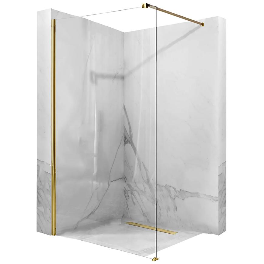 Sprchová zástěna WALK-IN Aero Gold 100x195 Baumax