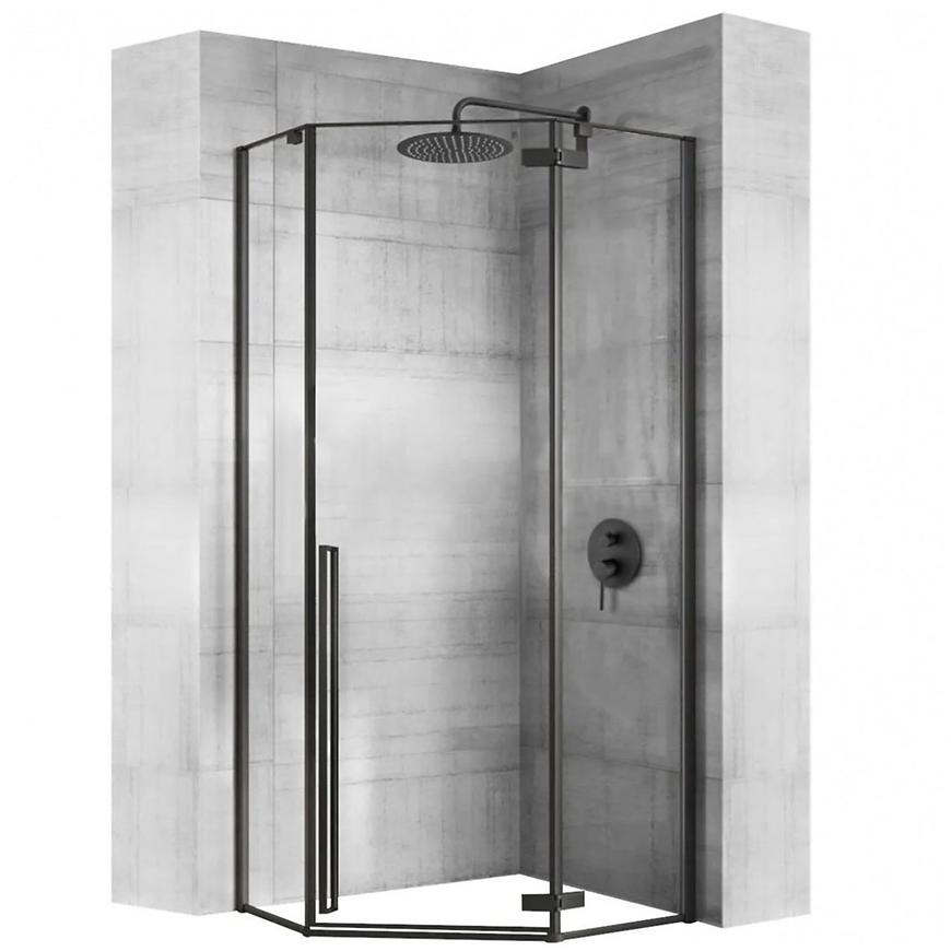 Sprchový kout Diamond Rea K5622 90x90x195 black Baumax