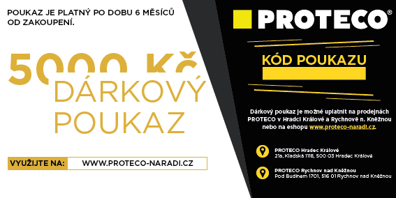 poukázka prodejní PROTECO 5000 Kč