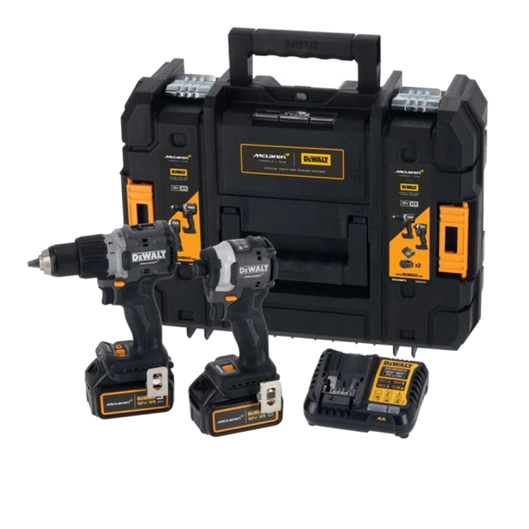 DeWALT DCK200MP2T aku kombo sada 18V 2x 5Ah XR LiIon limitovaná edice McLaren F1 Team