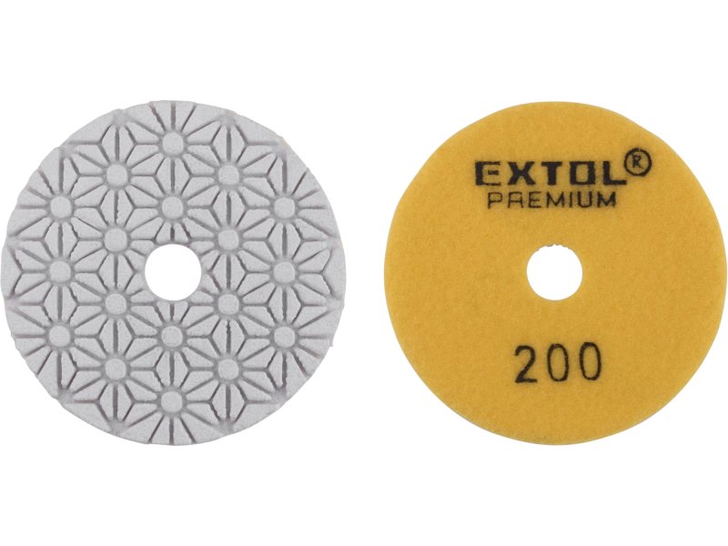 EXTOL PREMIUM 8803094 kotouč diamantový leštící P200 na obklady 100mm suchý zip