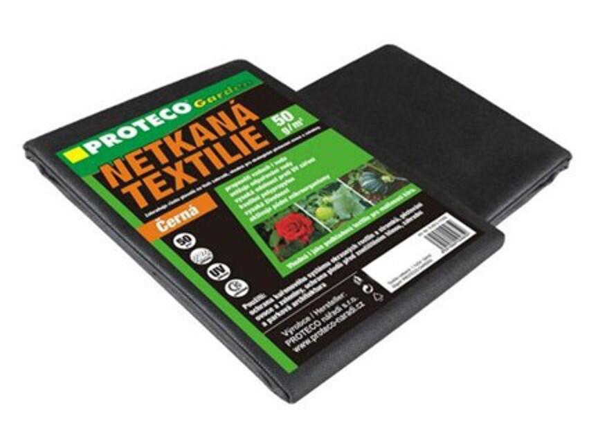 PROTECO 10.89-C-32005 textilie netkaná 3.2 x 5 m černá 50g/m2 PROTECO